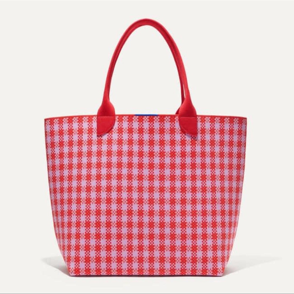 ROTHY’S Poppy Gingham Lightweight tote NWOT